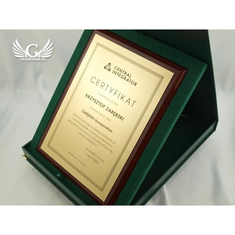 Certyfikat Classic Exclusive - DCE001