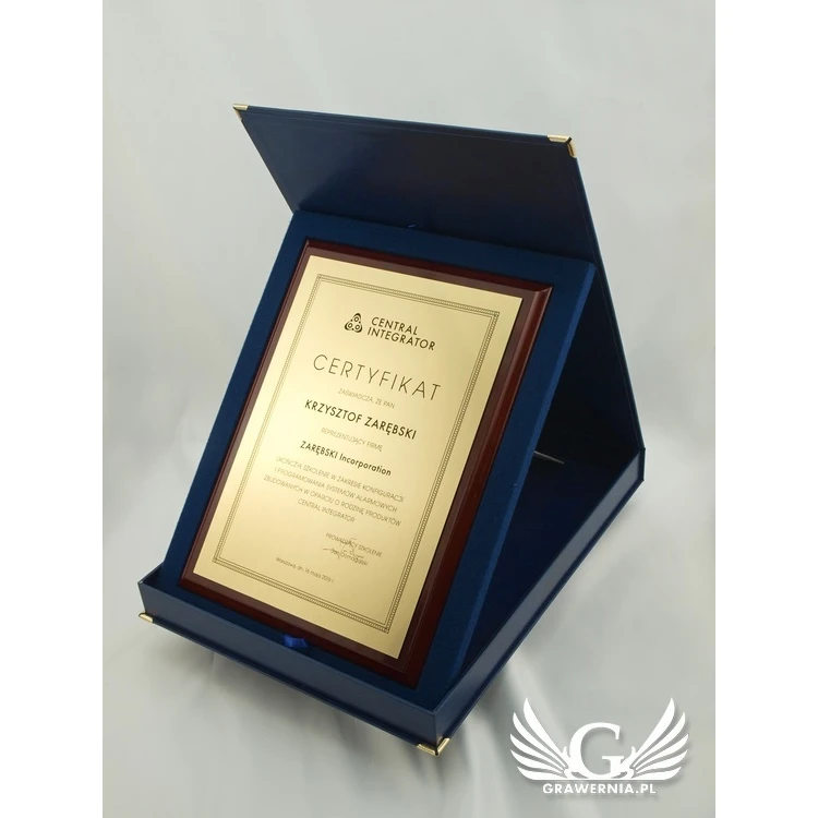 Certyfikat Classic Exclusive - DCE001