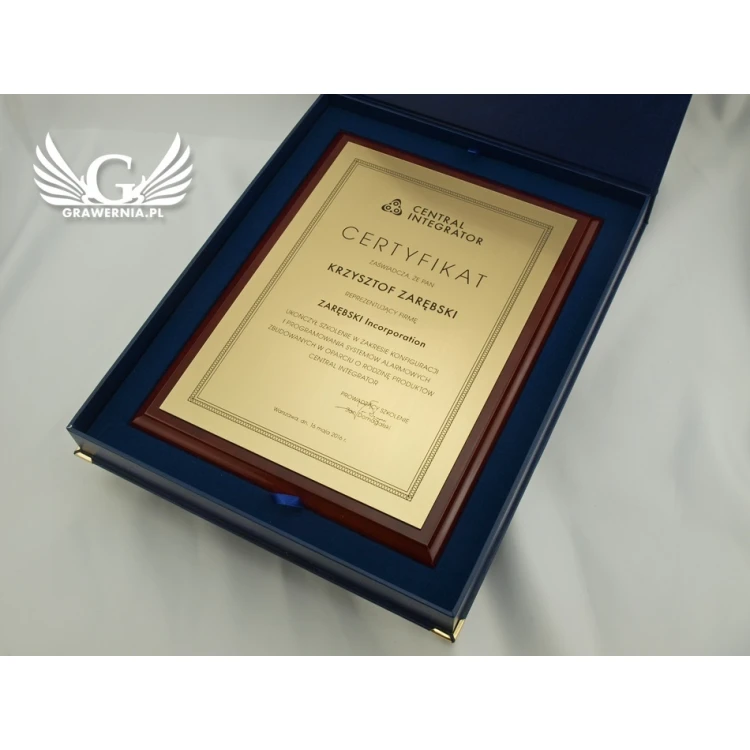 Certyfikat Classic Exclusive - DCE001