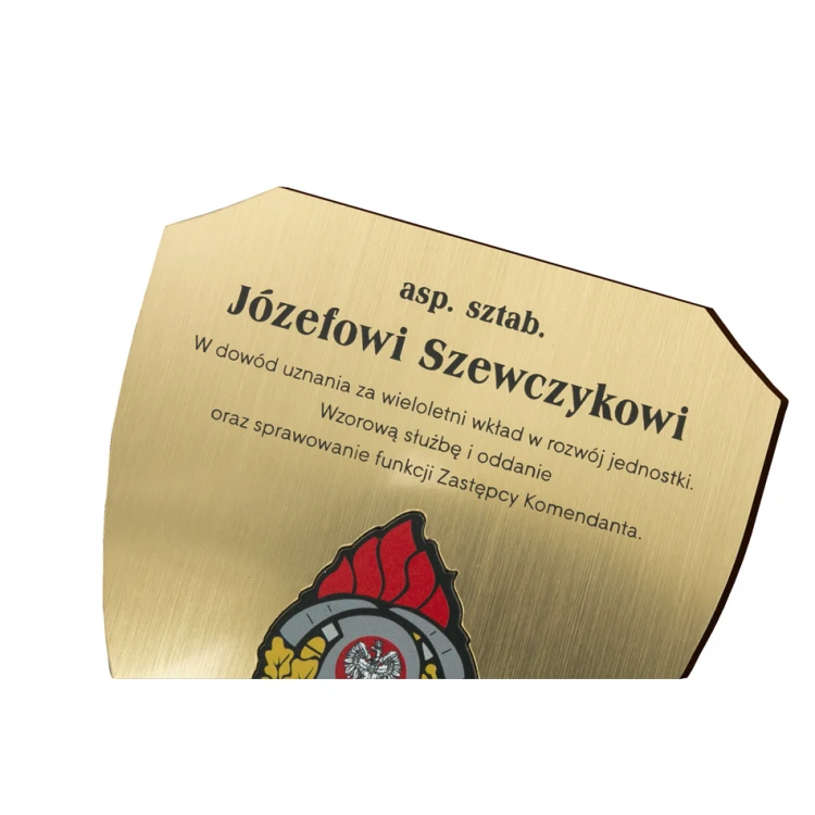 Dyplom dla strażaka 195x248mm - DS039