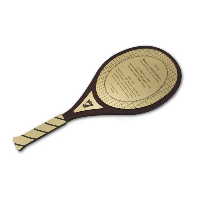 DYPLOM DREWNIANY RAKIETA TENISOWA - DRE007