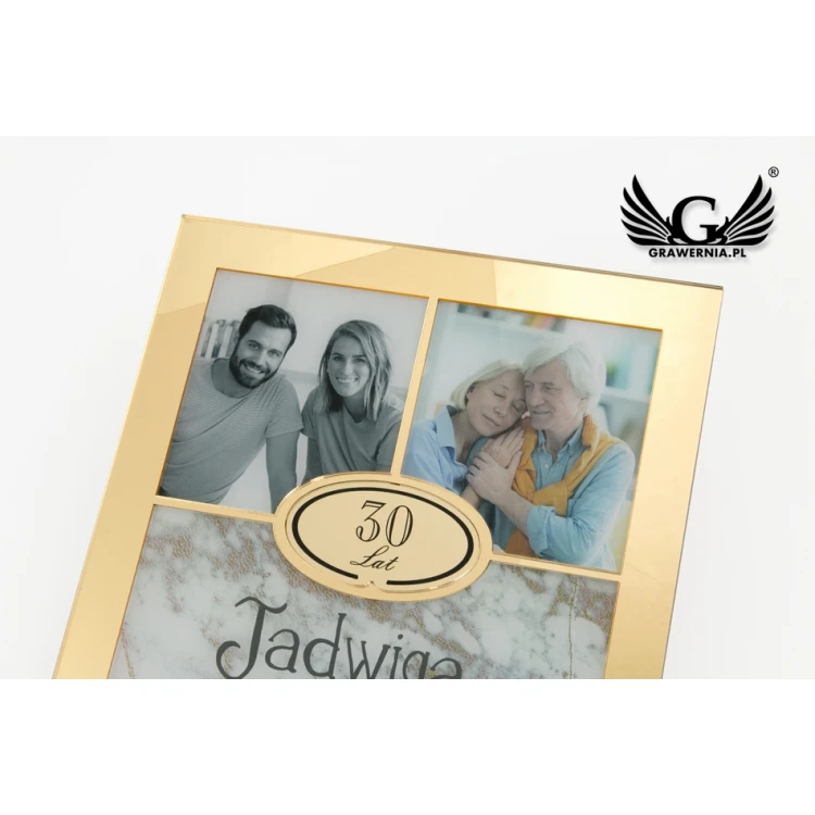 Dyplom Jubileuszowy Trio Gold - złote lustro - DS025