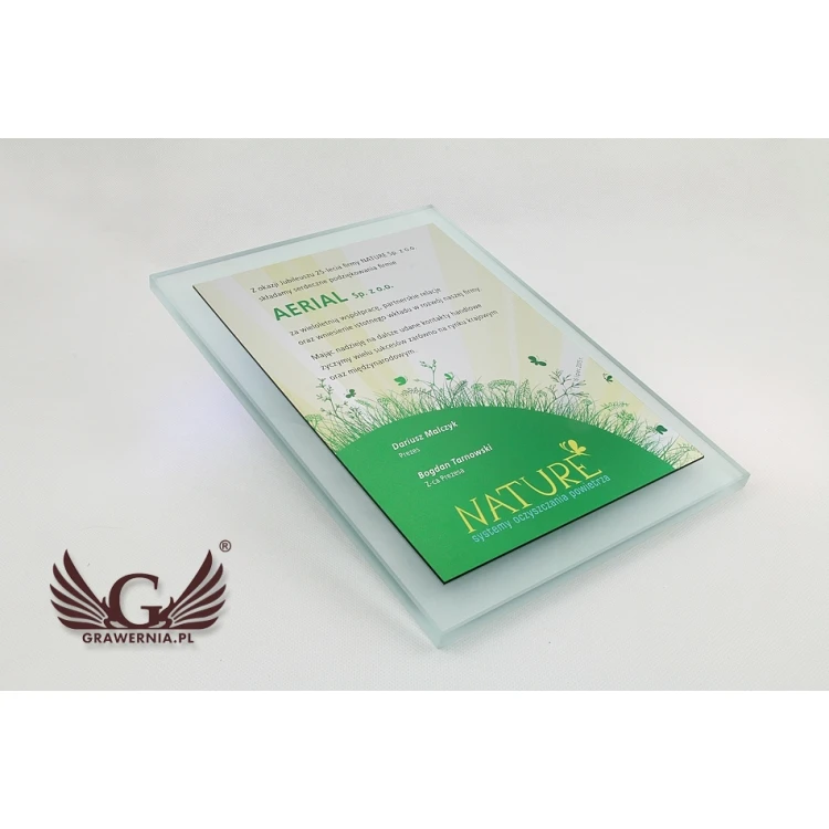 Dyplom Jubileuszowy - kolorowy druk UV - DUV001