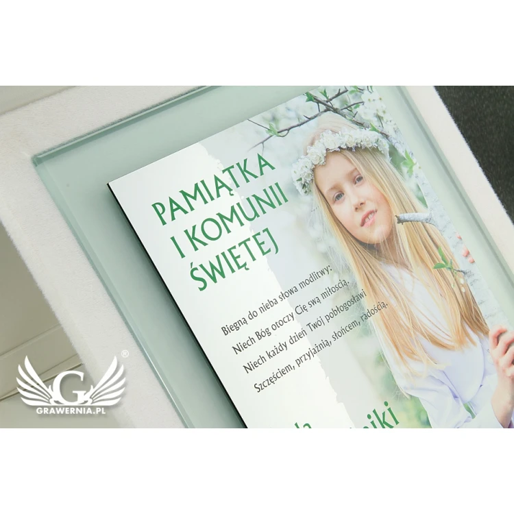 Dyplom komunijny - kolorowy druk UV - DUV002