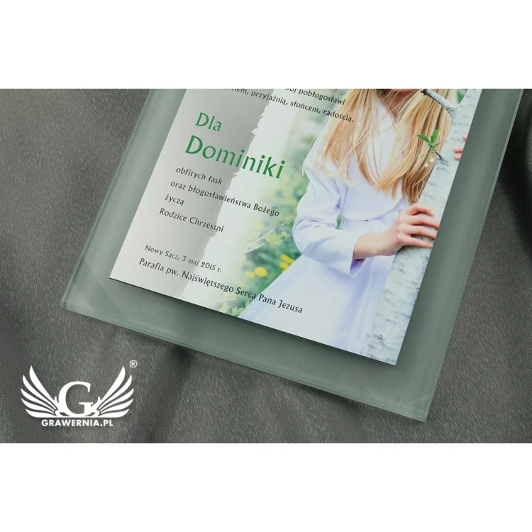 Dyplom komunijny - kolorowy druk UV - DUV002
