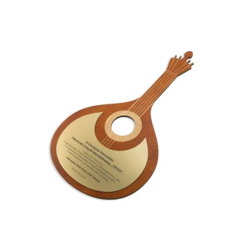 Dyplom Mandolina grawerowany laserem - wym. 500x260 mm - DRE009