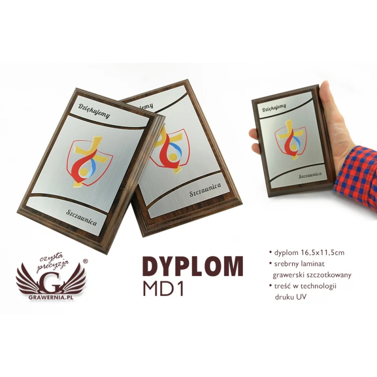 Dyplom MD1 - DUV007 - cyfrowy druk UV