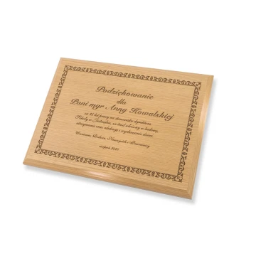 Dyplom Prospekt grawerowany laserem - wym: 305x228mm - DS029