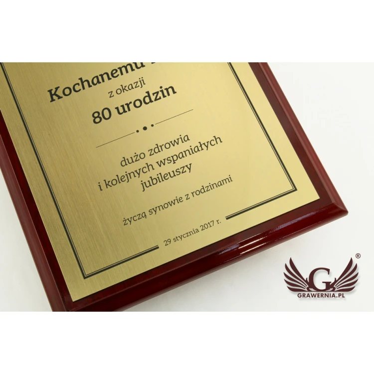 Dyplom Jubileuszowy Exclusive - DCE003