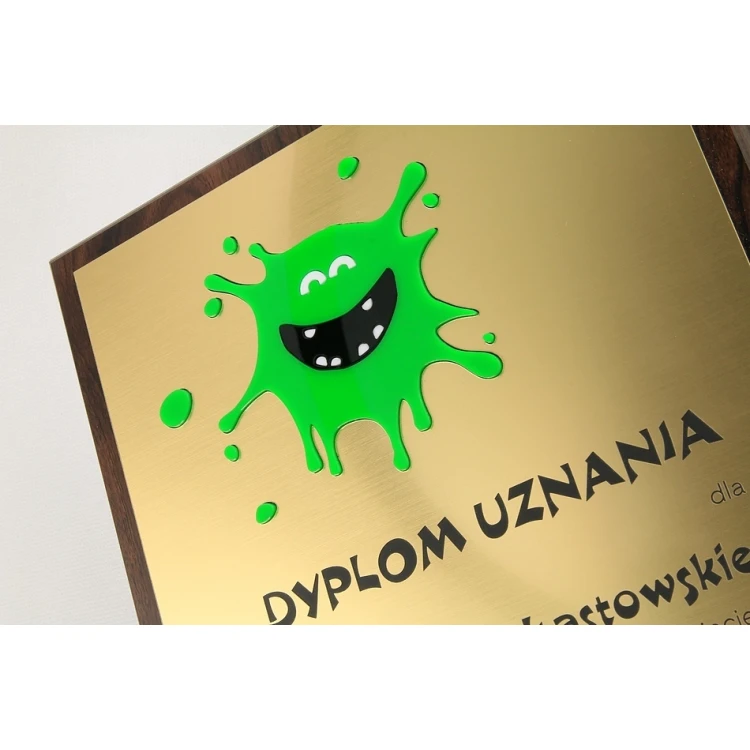 DYPLOM UZNANIA DLA STOMATOLOGA - ZŁOTY - SL046