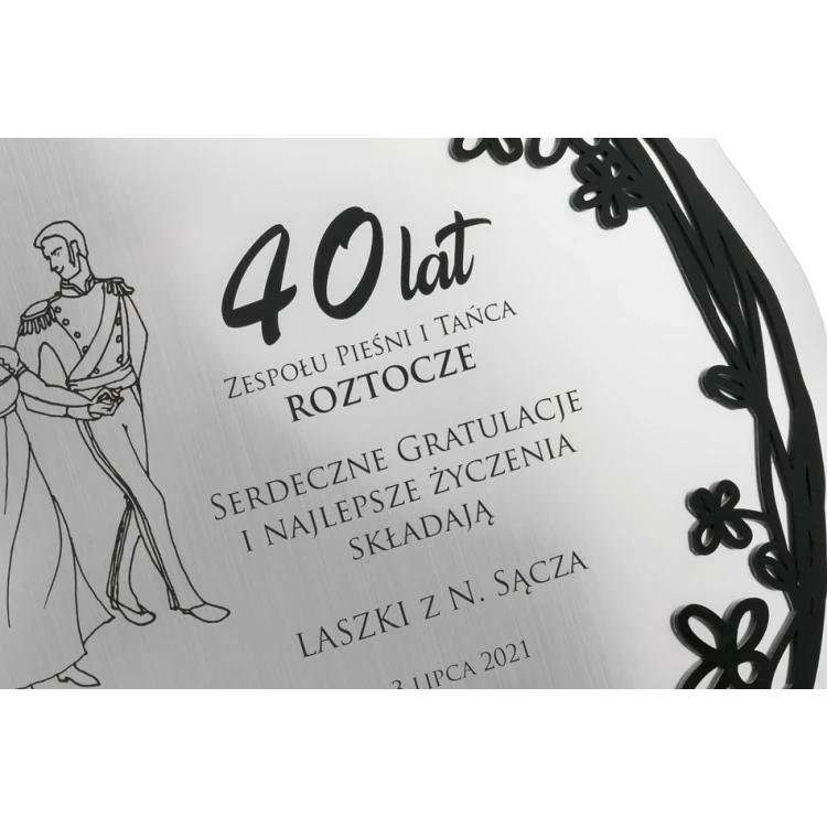 Dyplom uznania dla zespołu regionalnego - akryl i laminat wym. 452x443mm - SL064