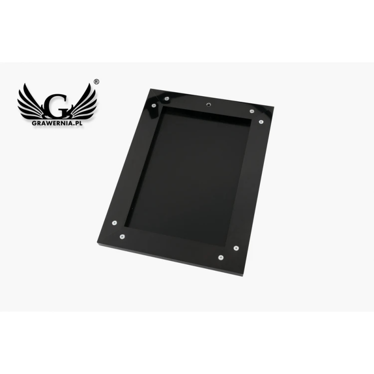 Dyplom uznania exclusive black glass - wymiary: 400x300mm - DUV042