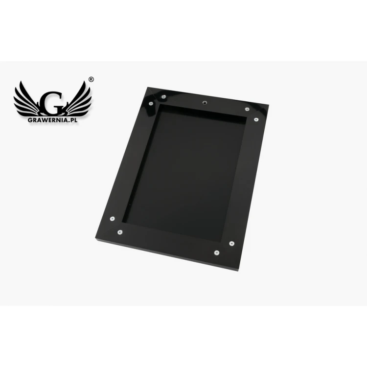 Dyplom uznania exclusive black glass - wymiary: 400x300mm - DUV060