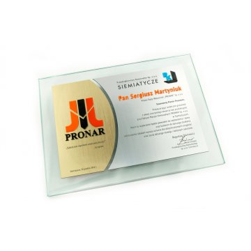 Dyplom Uznania - SL050 - poziomy