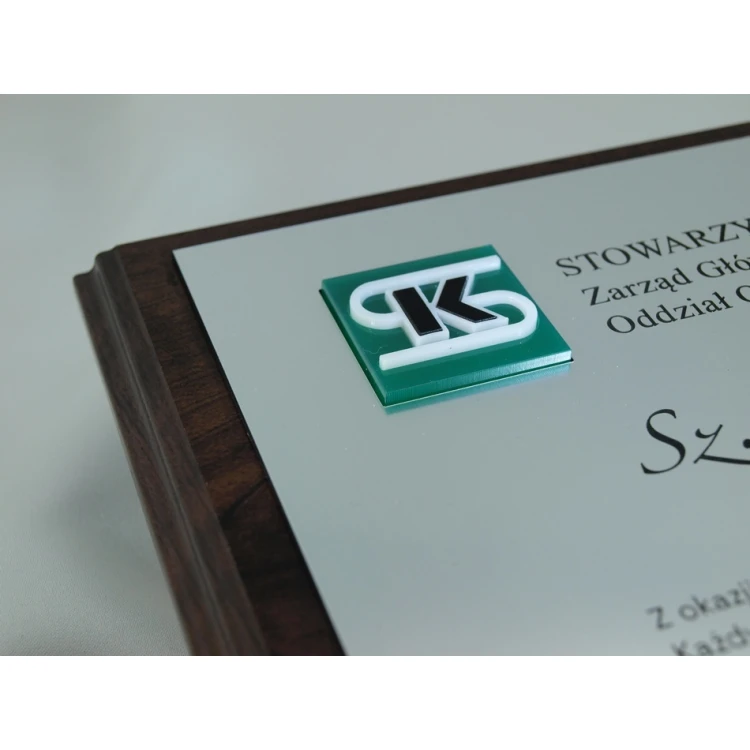 Dyplom z akrylowym logo - SL031