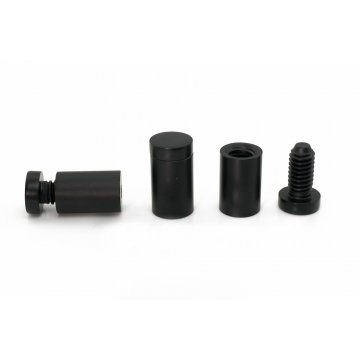 Dystans aluminiowy do szyldów i tabliczek - czarny - średnica 13mm - DDS012