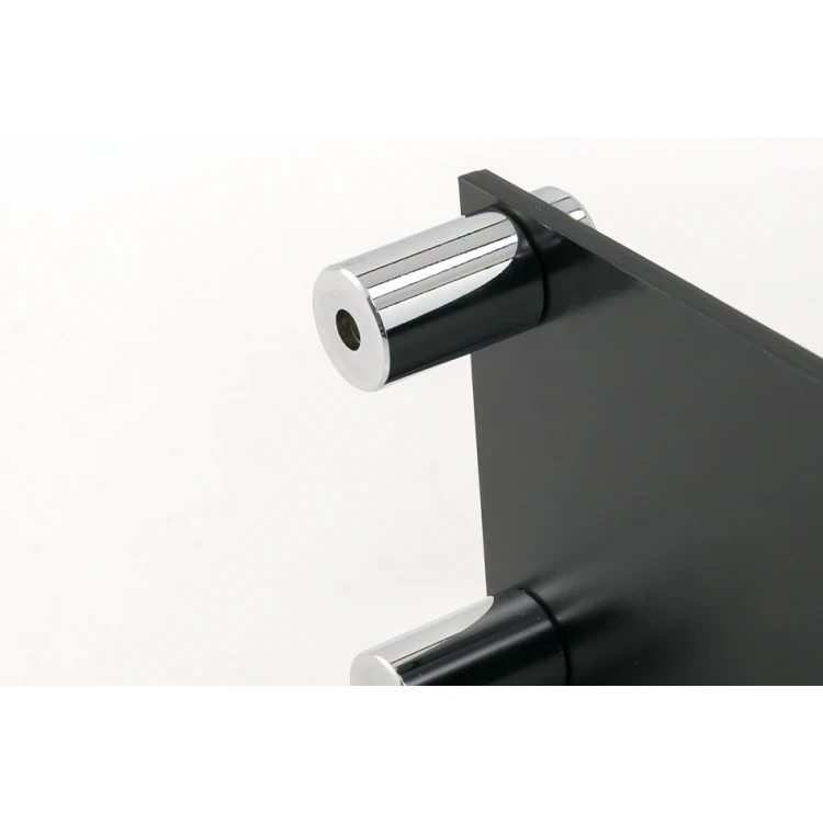 Dystans aluminiowy do szyldów i tabliczek - srebrny chromowany - średnica 13mm - DDS037