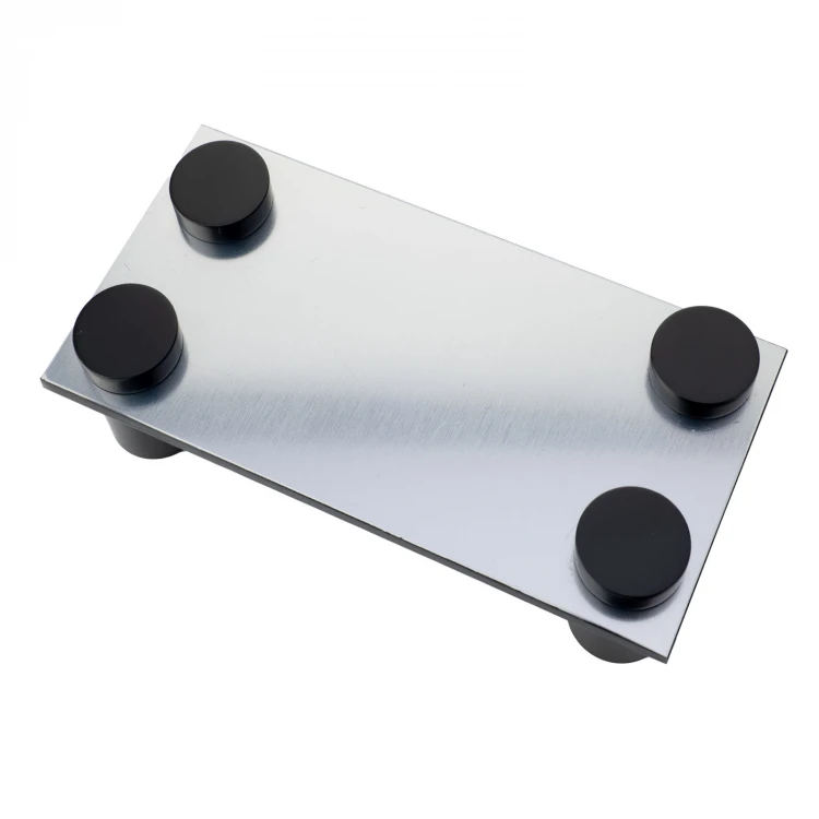 Dystans aluminiowy do szyldów i tabliczek - czarny - średnica 19mm - DDS011