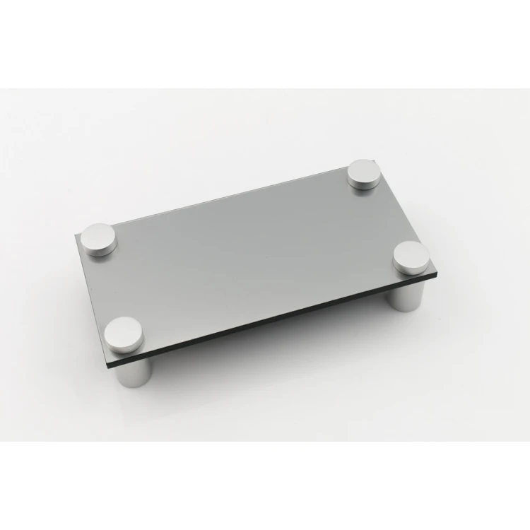 Dystans aluminiowy do szyldów i tabliczek - srebrny satynowy - średnica 13mm - DDS014