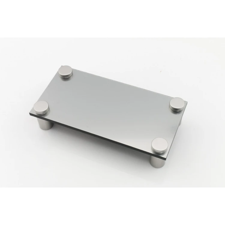 Dystans aluminiowy do szyldów i tabliczek - szary - średnica 13mm - DDS018