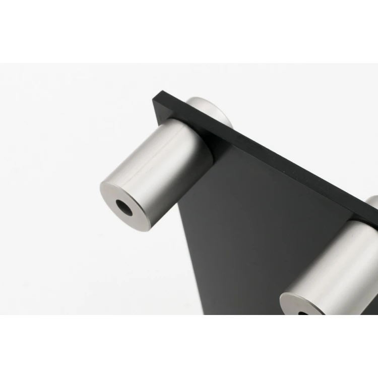 Dystans aluminiowy do szyldów i tabliczek - szary - średnica 13mm - DDS018