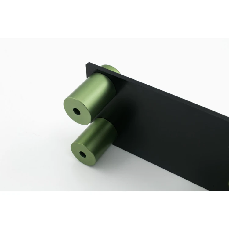 Dystans aluminiowy do szyldów i tabliczek - zielony - średnica 19mm - DDS021