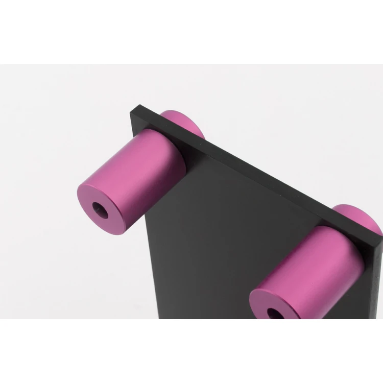 Dystans aluminiowy do szyldów i tabliczek - różowy - średnica 13mm - DDS026