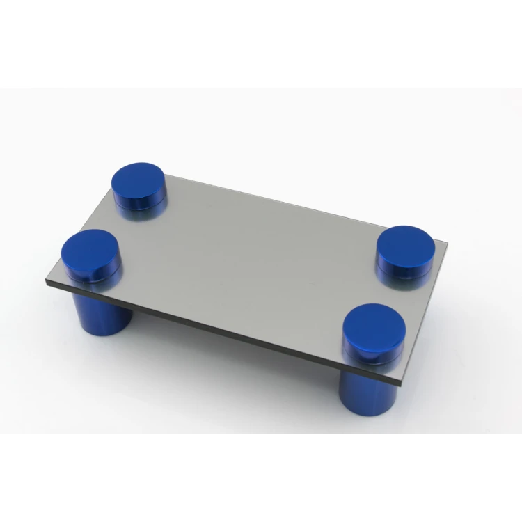 Dystans aluminiowy do szyldów i tabliczek - niebieski - średnica 19mm - DDS029