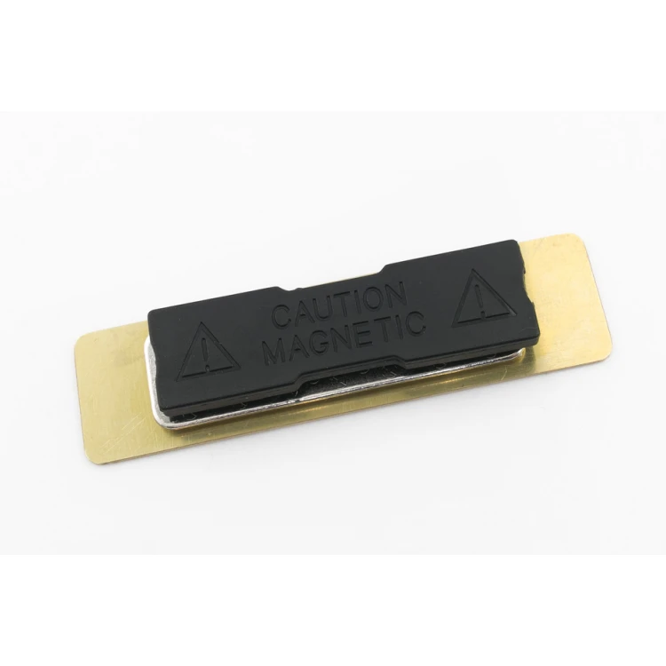 Ekskluzywny identyfikator dla pracownika - 64x17mm - ID039 - mosiądz 