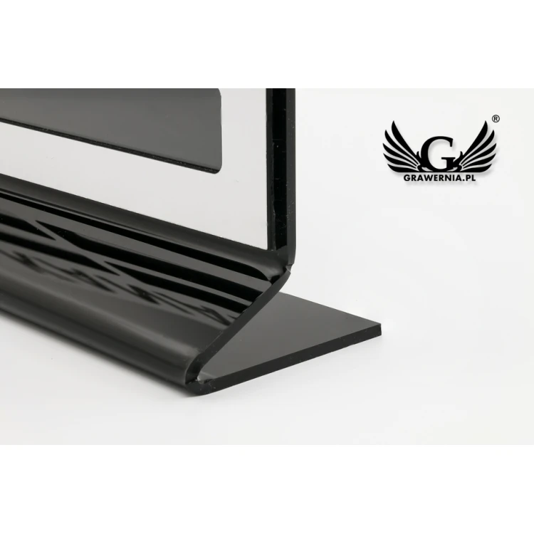 Ekspozytor akrylowy na wymienne karteczki - wym: 356x145mm - model K012