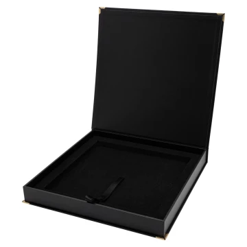 ETUI CZARNE KWADRATOWE do dyplomu 220x220mm - ET063