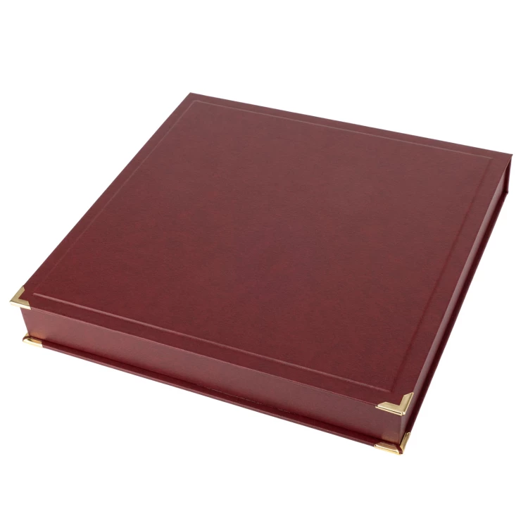 Etui czerwone kwadratowe do dyplomu 200x200mm - ET058