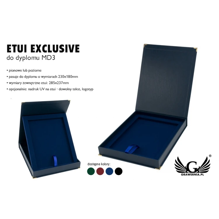 Etui do dyplomu MD3 - wymiary: 230x180mm - ET034