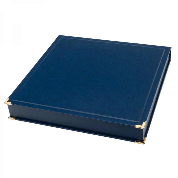 Etui niebieskie kwadratowe do dyplomu 200x200mm - ET059