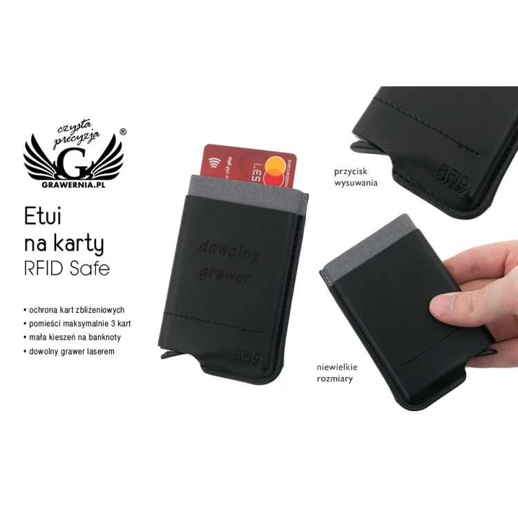 Etui RFID Safe - ochrona kart zbliżeniowych - GAL003