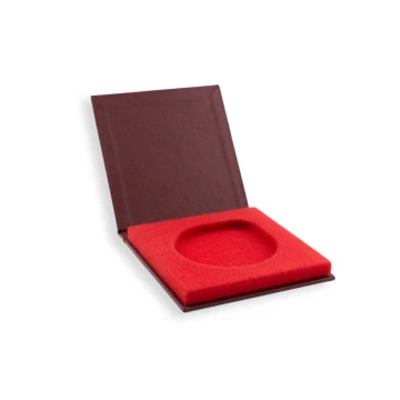 Etui standard na medal o średnicy 70mm - czerwone - ET021