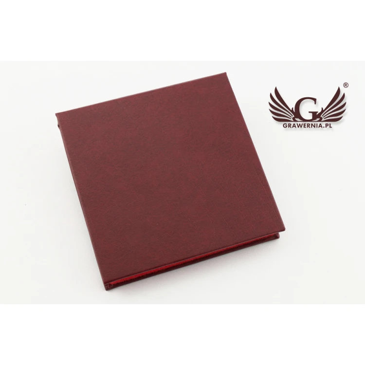 Etui standard na medal o średnicy 70mm - czerwone - ET021