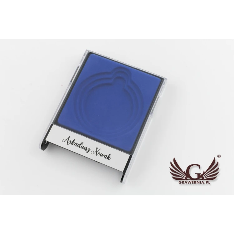 Etui uniwersalne na medal o średnicy 50, 60 lub 70mm - niebieskie - ET026