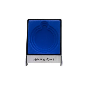 Etui uniwersalne na medal o średnicy 50, 60 lub 70mm - niebieskie - ET026