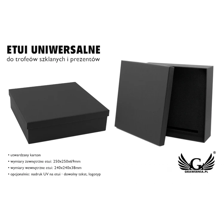 Etui uniwersalne na trofeum 250x250mm - RH281