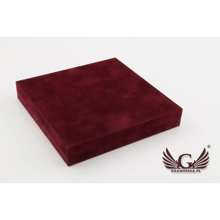 Etui exclusive na medal o średnicy 100mm - bordowe - ET020