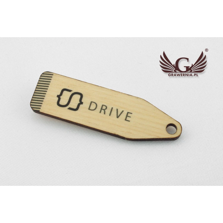 Etykiety drewniane, cenówki - wymiary: 53x15mm - druk UV - EDR015
