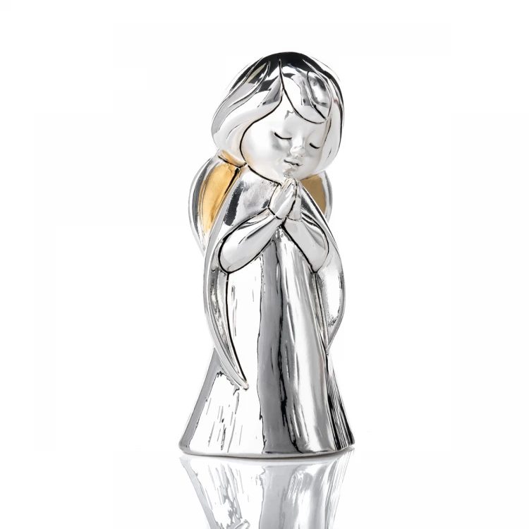 Figurka aniołka modlącego się -  Pamiątka Pierwszej Komunii Świętej -  wys. 10cm - R17885