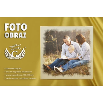 Foto obraz na płótnie - wym 300x300mm - cyfrowy druk UV - OBR001