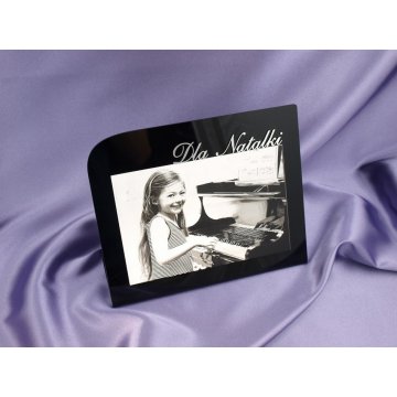 Fotografia grawerowana - czarna