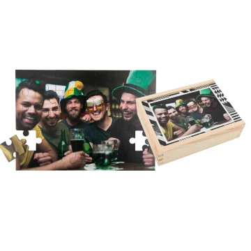 Fotopuzzle drewniane czyli puzzle z twoim zdjęciem - cyfrowy druk UV - wymiar 289x206mm - PZD004
