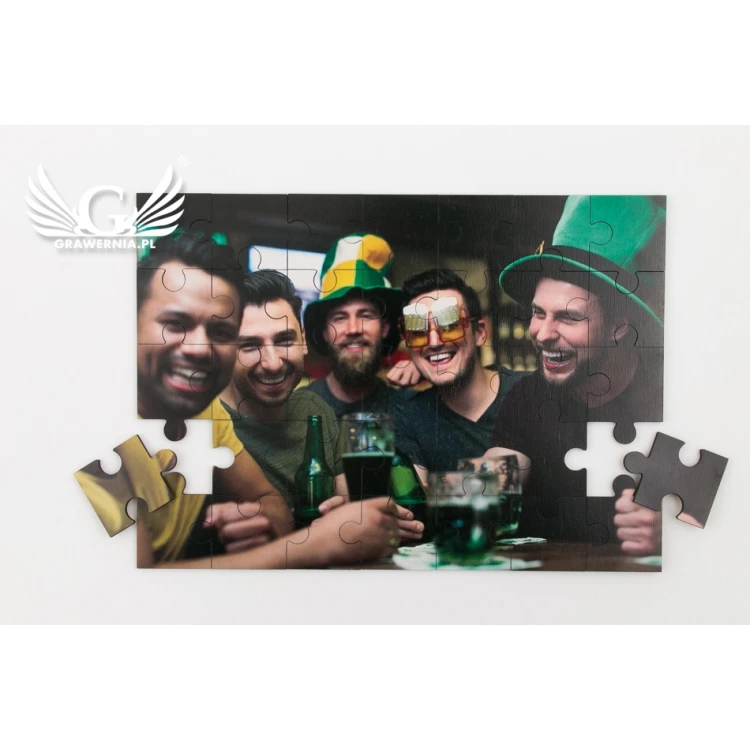 Fotopuzzle drewniane czyli puzzle z twoim zdjęciem - cyfrowy druk UV - wymiar 289x206mm - PZD004