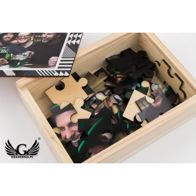 Fotopuzzle drewniane czyli puzzle z twoim zdjęciem - cyfrowy druk UV - wymiar 289x206mm - PZD004