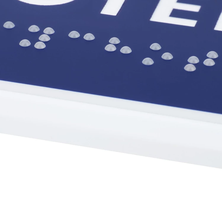 Gabinet zabiegowy - tabliczka na drzwi lub ścianę z pismem Braille'a - wym. 174x74mm - TAB569