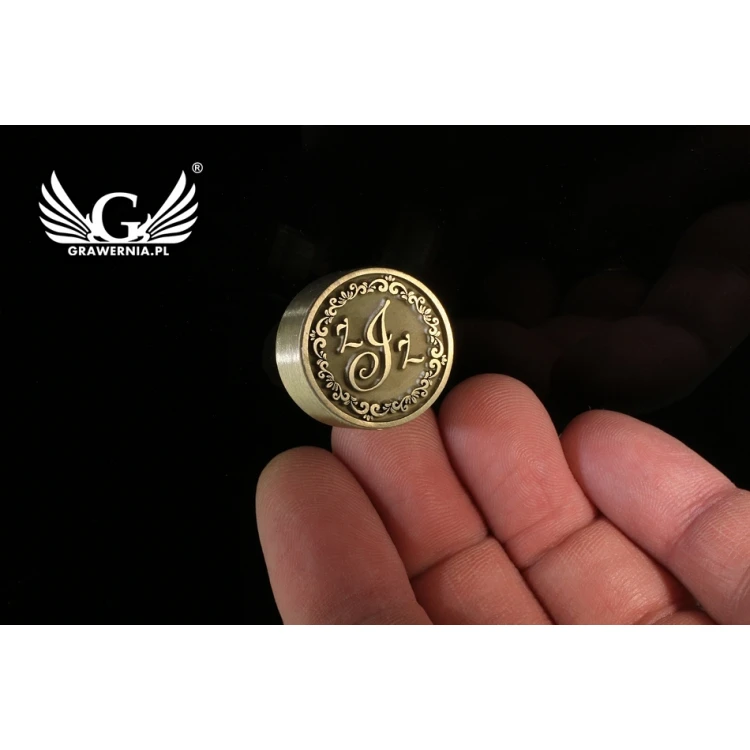 GORĄCY STEMPEL do wypalania logotypu na gorąco i zimno - średnica matrycy: 22mm - LASER